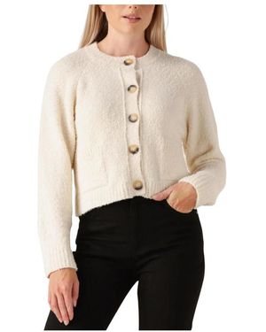 Vanessa Bruno Truien & Vesten ,Wit ,Wol Ecru Vest Fantine Voor Herfst/Winter - Naturel