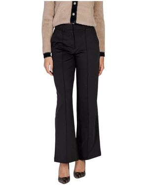 Ichi Wide Trousers - Nero