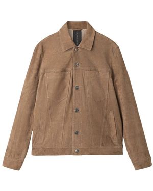 Giorgio Brato Leather Jackets - Marron