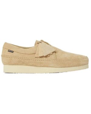 Clarks Wildleder Schnürschuhe - Natur