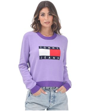 Tommy Hilfiger Round-Neck Knitwear - Viola