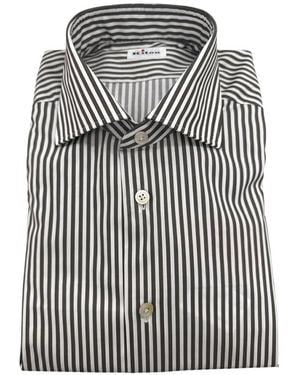 Kiton Overhemden ,Veelkleurig ,Camicia - Zwart