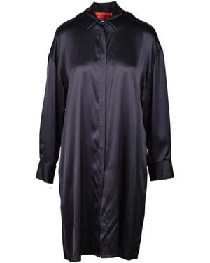 Wild Cashmere Seta elastan camicia - Blu