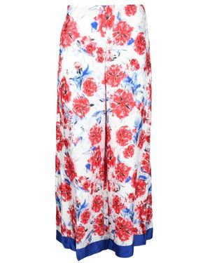 Semicouture Wide Trousers - Red