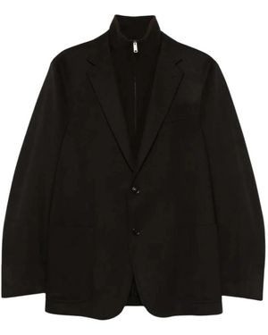 ZEGNA Jassen ,Bruin ,Formele Jas - Zwart