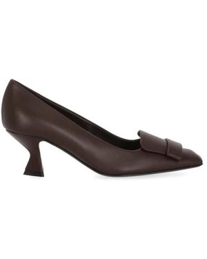 Sergio Rossi Pumps Aus Leder - Braun