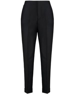 Alberta Ferretti Slim-Fit Trousers - Black