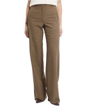 Marella Wide Trousers - Natural