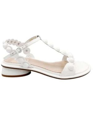 Jeannot High Heel Sandals - White