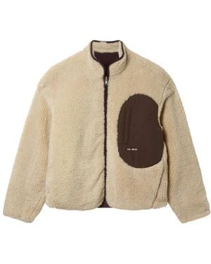 Axel Arigato Moss Fleece Jas - Naturel