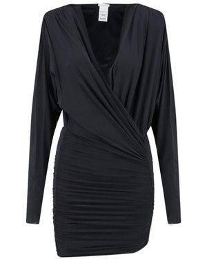 Amazuìn Sandy Stretch Jersey Mini Jurk - Zwart