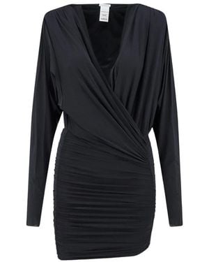 Amazuìn Sandy Stretch Jersey Mini Jurk - Zwart
