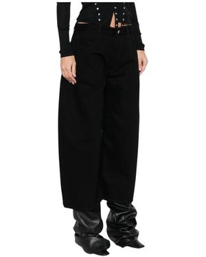 The Attico Cropped Jeans - Negro