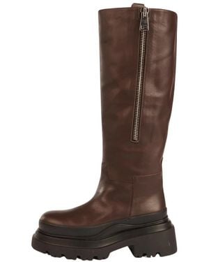 Plan C High Boots - Brown