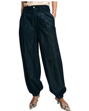 Please Broeken ,Blauw ,Katoen Balloon Jeans
