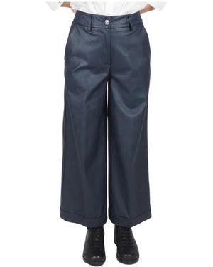 ALESSIA SANTI Wide Trousers - Blu