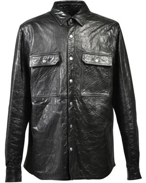 Rick Owens Casual Shirts - Black