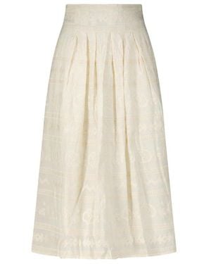 Stella Forest Midi Skirts - Natural