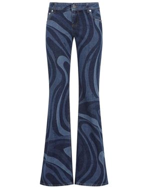 Emilio Pucci Flared Jeans - Blu