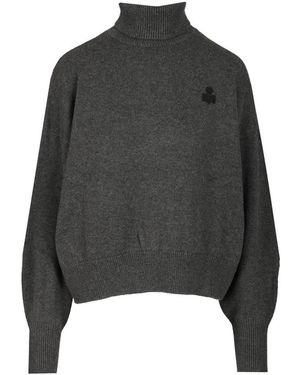 Isabel Marant Nasha Rollkragenpullover - Grau
