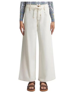 Etro Wide Jeans - White