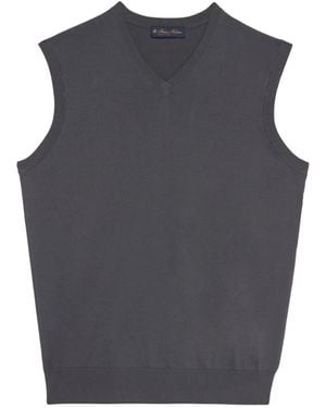 Brooks Brothers Sleeveless Knitwear - Azul