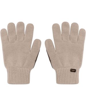 Moorer Easton Gestrickte Handschuhe - Weiß