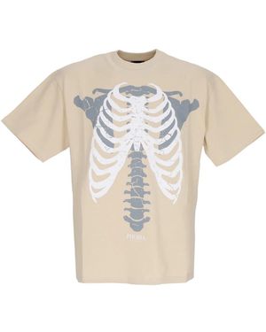 PHOBIA ARCHIVE Tops ,Katoen Bones Tee - Naturel