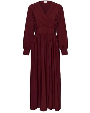 Kaffe Maxi Dresses - Rosso