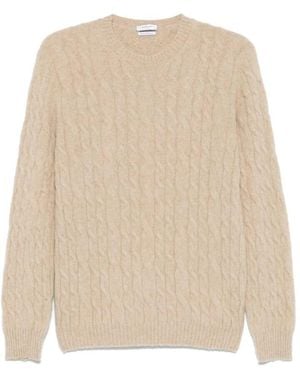 Boglioli Round-Neck Knitwear - Natural