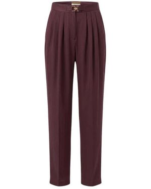 Saint Laurent Tapered Trousers - Purple
