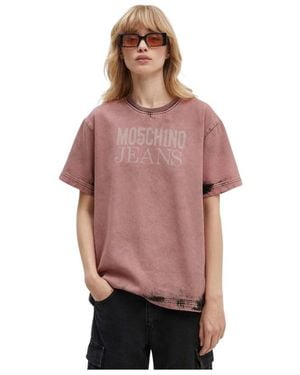 Moschino Denim T-Shirt - Lila