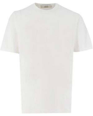 Mauro Ottaviani Baumwoll Crew-Neck T-Shirt Für Heiße Tage - Weiß