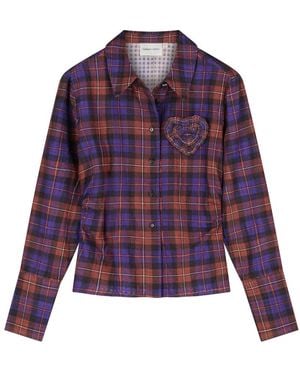 FABIENNE CHAPOT Overhemden ,Veelkleurig ,Charli Blouse - Paars