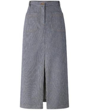 Sessun Midi Skirts - Gris