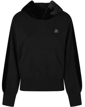 Moose Knuckles Hoodies - Black