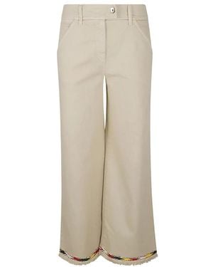 True Royal Wide Trousers - Naturel