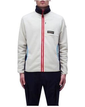 Felpa napapijri uomo bianca best sale