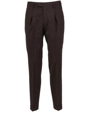 PT01 Slim-Fit Trousers - Negro