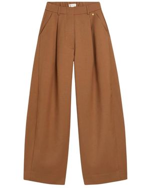 Josh V Wide Trousers - Marrón