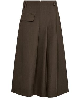 co'couture Midi Skirts - Marrón