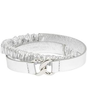 Orciani Elastische Leren Riem - Wit