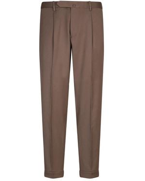 Dell'Oglio Suit Trousers - Brown