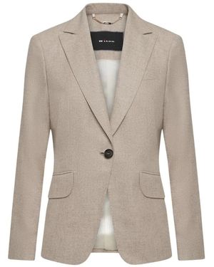 Kiton Cashmere Jas - Grijs