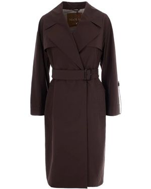 Weekend by Maxmara Twill Trench - Bruin