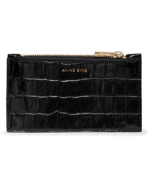 Anine Bing Wallets & Cardholders - Black