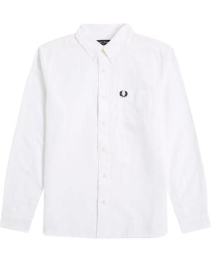 Fred Perry Casual Shirts - Bianco