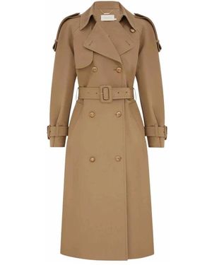 Zimmermann Trench Coats - Natural