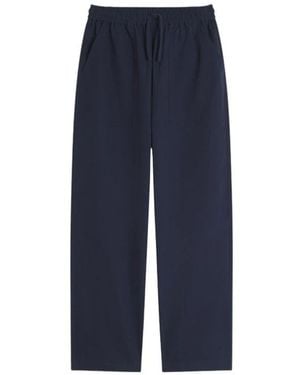 Maison Kitsuné Straight Trousers - Blue