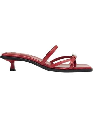 Alohas Heeled Mules - Rosso